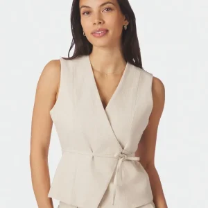 Samara Ramie Waistcoat - Natural - Neo Noir