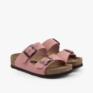 Nino børne sandal i ruskind - lyserød
