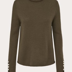 Abbelone Cashmere Sweater - Army - O´TAY