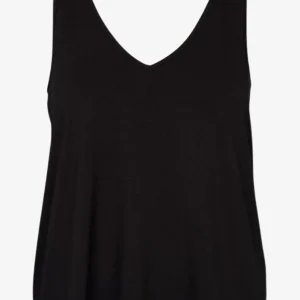 Jo V Tank Top - Black - Basic Apparel