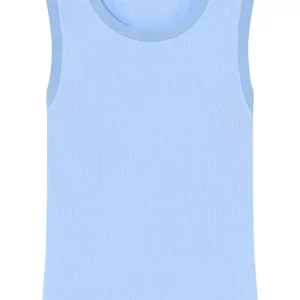 Cami - Rib Top - Sky Blue - Gustav