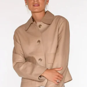 Soho - Jacket - Cafe Creme - 100% Lammeskind - Gustav
