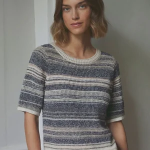 Shanne - Short Sleeve Knit - Almond - Gustav
