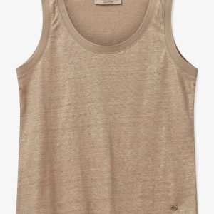 MMCasa Foil Tank Top - Sesame - Mos Mosh